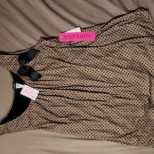 Maternity sleeveless top